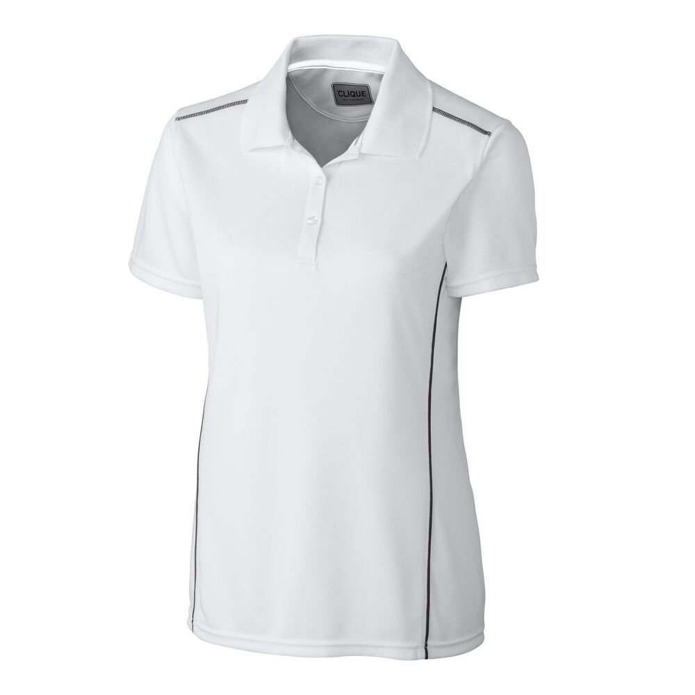 Clique White Ice Sport Lady Polo